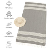 American Soft Linen 100% Cotton Turkish Peshtemal Beach Pool Towels - 44 Set Case Pack