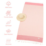 American Soft Linen 100% Cotton Turkish Peshtemal Beach Pool Towels - 44 Set Case Pack
