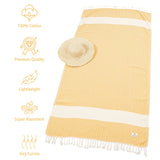 American Soft Linen 100% Cotton Turkish Peshtemal Beach Pool Towels - 44 Set Case Pack