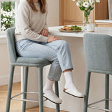 Anderson 26.5" Modern Upholstered Counter Stool (Set of 3)