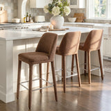Anderson 26.5" Modern Upholstered Counter Stool (Set of 3)