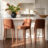 Anderson 26.5" Modern Upholstered Counter Stool (Set of 3)