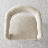 Anna Modern Upholstered Dining Chairs with Arm (Set of 4)