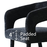 Anna Modern Upholstered Dining Chairs with Arm (Set of 6)