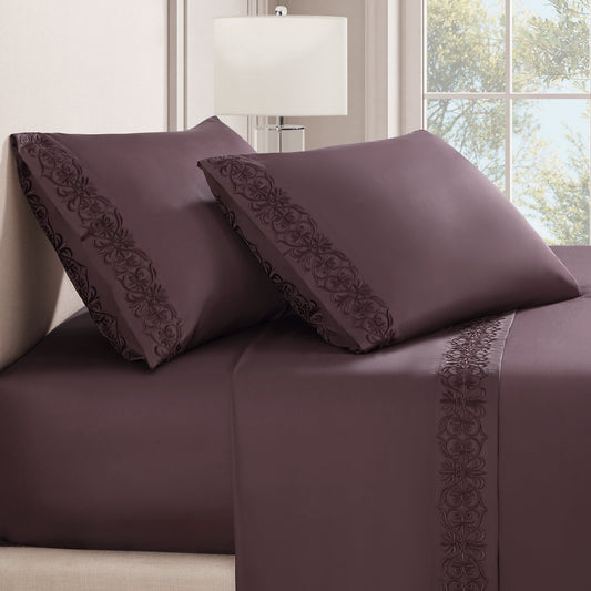 Ariane Sheet Set Raisin