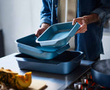 Nest™ Oven Non-stick 3-piece Blue Roasting Tray Set