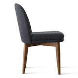 Athena Linen Upholstered Solid Wood Dining Chairs (Set of 4)
