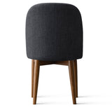 Athena Linen Upholstered Solid Wood Dining Chairs (Set of 6)