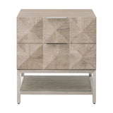 Atlas 2-Drawer Nightstand
