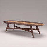 Azara Tiger Coffee Table, Sable