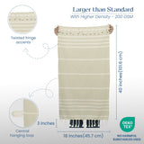 Green & Blue Turkish Cotton Towels Set of 2, 18"x40"
