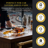 F1 Racecar Whiskey Decanter - 8.12OZ - Scotch, Bourbon, Liquor Decanter