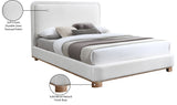 Nolita Linen Textured Bed - Luxurious Soft Fabric with Solid Wood Base for Elegant Bedroom Upgrade