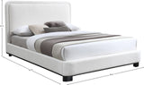 Nolita Bed - Luxurious Linen Textured Fabric Design with Solid Wood Base for a Stylish Bedroom Upgrade