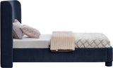 Penny Twin Bed - Elegant Upholstered Bed with Curved Headboard for Stylish Bedroom Decor Upgrade