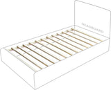 Vaughn Bed – Cozy Chenille Upholstered Platform Bed with Natural Wood Base for Modern Bedrooms