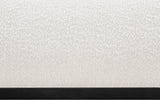 Vaughn Cream Boucle Bed - Cozy Contemporary Design with Sturdy Black Wood Base for Ultimate Comfort