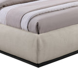 Vaughn Cozy Chenille Bed with Sturdy Wood Frame for a Stylish and Inviting Bedroom Retreat