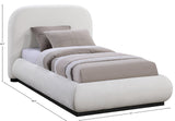 Vaughn Cozy Chenille Bed with Sturdy Wood Frame for a Stylish and Inviting Bedroom Retreat