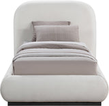 Vaughn Cozy Chenille Bed with Sturdy Wood Frame for a Stylish and Inviting Bedroom Retreat