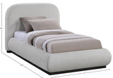 Vaughn Cozy Chenille Bed with Sturdy Wood Frame for a Stylish and Inviting Bedroom Retreat