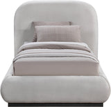 Vaughn Cozy Chenille Bed with Sturdy Wood Frame for a Stylish and Inviting Bedroom Retreat