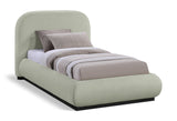 Vaughn Cozy Chenille Bed with Sturdy Wood Frame for a Stylish and Inviting Bedroom Retreat