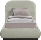Vaughn Cozy Chenille Bed with Sturdy Wood Frame for a Stylish and Inviting Bedroom Retreat