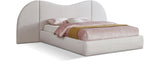 Everest Boucle Fabric Bed: Luxurious Contemporary Design with Removable Panels for Adaptable Comfort