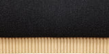 Rigby Art Deco King Bed in Rich Black Boucle Fabric with Fluted Base - Stylish & Modern Design