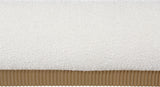 Rigby Art Deco King Bed in Rich Black Boucle Fabric with Fluted Base - Stylish & Modern Design