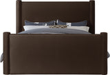 Elias Velvet Full Bed - Stylish Contemporary Design with Solid Wood Frame for Timeless Elegance