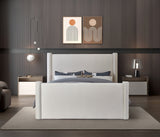 Elias Velvet Full Bed - Stylish Contemporary Design with Solid Wood Frame for Timeless Elegance