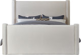 Elias Velvet King Bed – Elegant Contemporary Design with Solid Wood Frame for Modern Bedrooms Decor