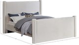 Elias Velvet Queen Bed – Stylish Modern Design with Solid Wood Frame for Ultimate Bedroom Elegance