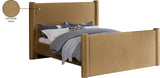 Elias Velvet King Bed – Elegant Contemporary Design with Solid Wood Frame for Modern Bedrooms Decor