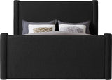 Elias Velvet King Bed – Elegant Contemporary Design with Solid Wood Frame for Modern Bedrooms Decor