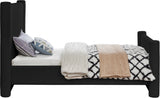 Elias Velvet Twin Bed - Elegant Minimalist Design with Solid Wood Frame for Contemporary Bedrooms