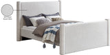 Elias Velvet Full Bed - Stylish Contemporary Design with Solid Wood Frame for Timeless Elegance