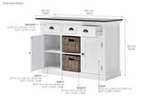 Halifax Contrast Buffet with 2 Baskets
