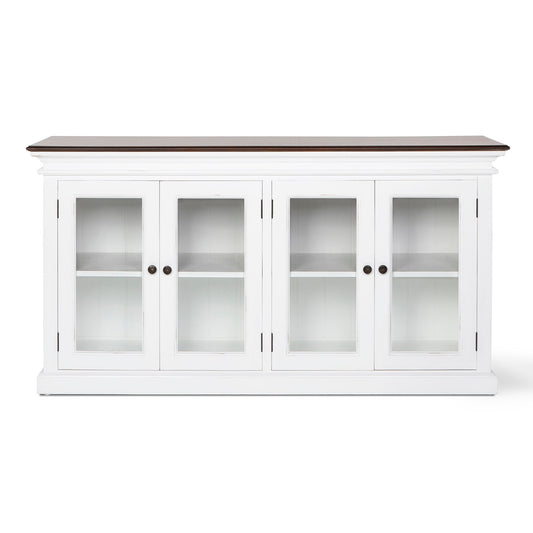 Halifax Accent Display Buffet with 4 Glass Doors