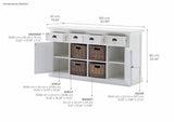 Halifax Buffet with 4 Baskets