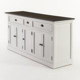Halifax Contrast Large Buffet 5 Doors 3 Drawers 71''
