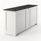 Halifax Contrast Large Buffet 5 Doors 3 Drawers 71''