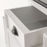 Halifax Contrast Buffet with 4 Doors 3 Drawers