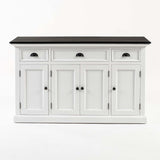 Halifax Contrast Buffet with 4 Doors 3 Drawers