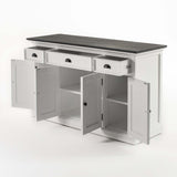 Halifax Contrast Buffet with 4 Doors 3 Drawers