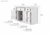 Halifax Buffet with 4 Doors 3 Drawers