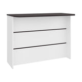TUHOME Fendi Kitchen Island with Spacious Countertop, Open Lower Shelves and Enclosed Storage Cabinets, Modern Multi-Use Prep Station for Kitchens, Coffee Stations or Dining Areas, Functional Organization for Everyday Cooking