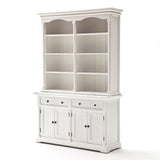 Provence Hutch Cabinet with 8 Shelves